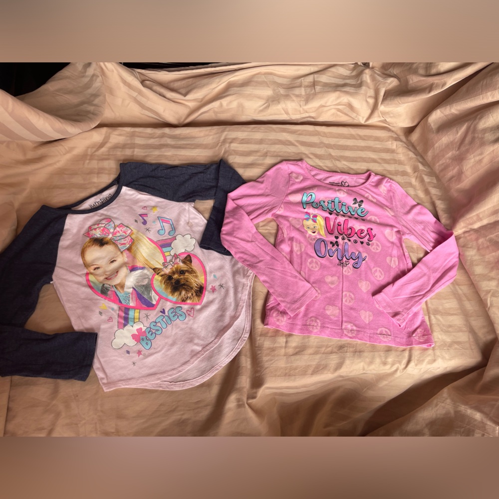 JoJo Siwa pair of long sleeve shirts 4
